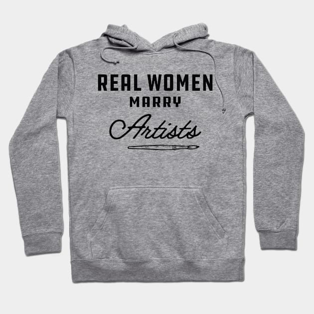 Artist - Real women marry artists Hoodie by KC Happy Shop